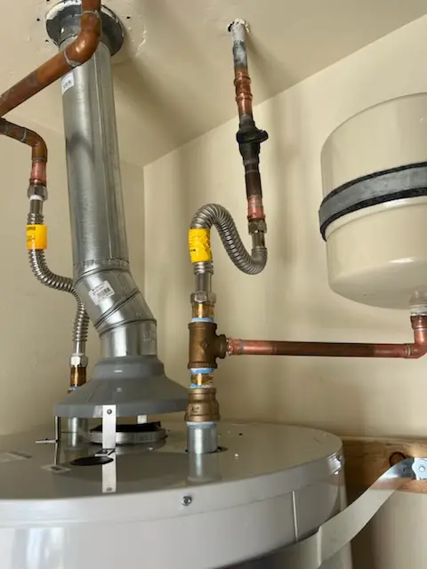 Water heater installation and plumbing repair in Trexler